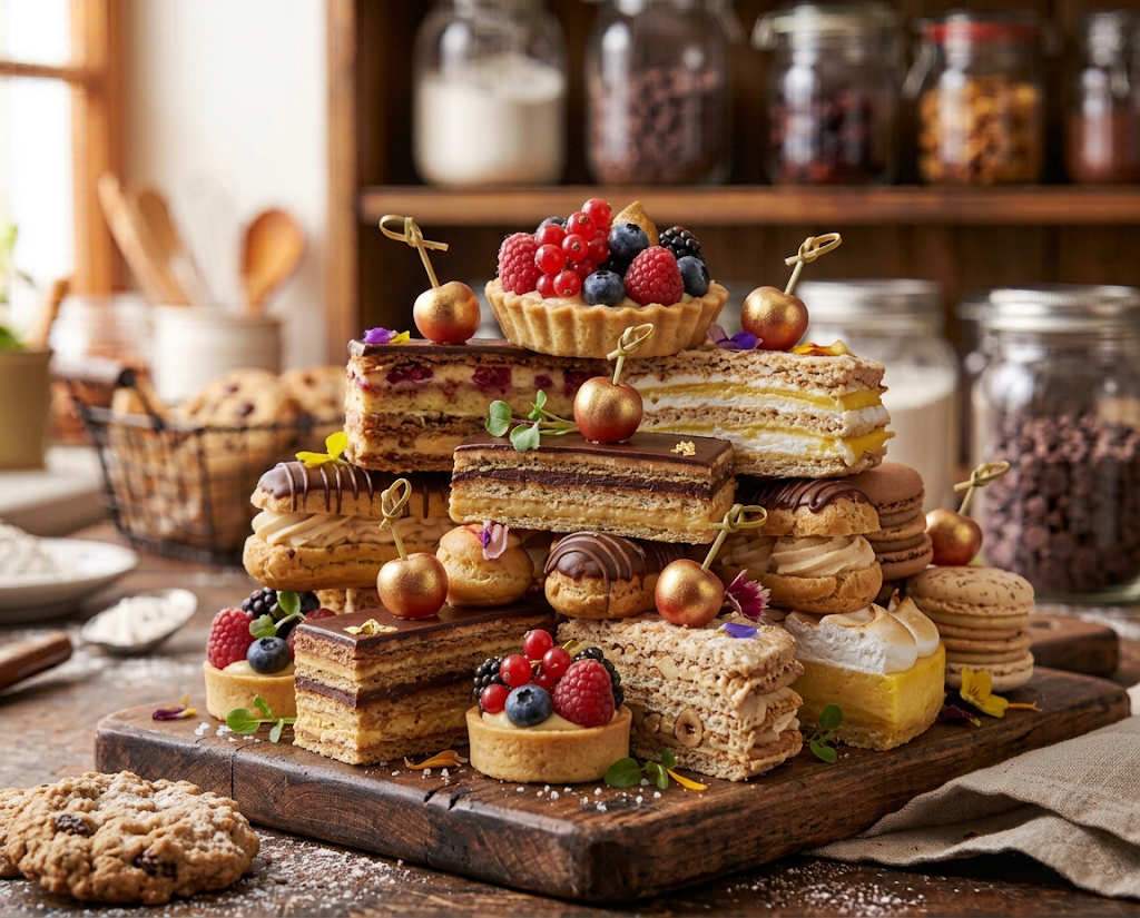 Assorted desserts