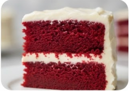 Red Velvet flavour cake sample